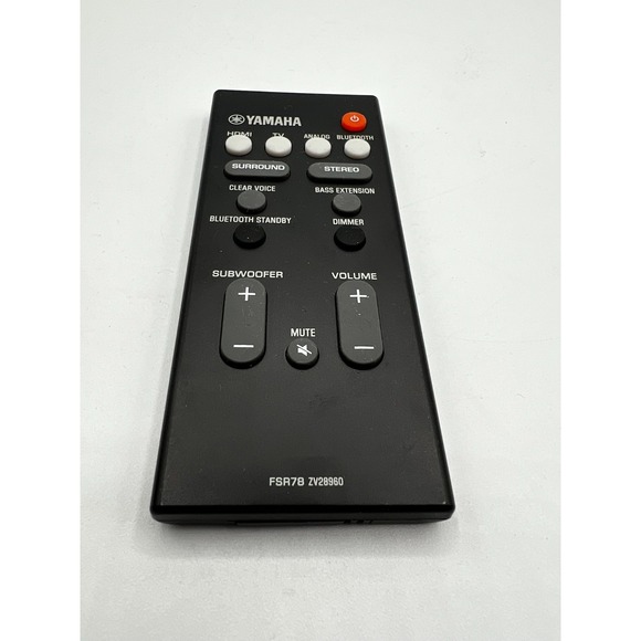 Yamaha ATS-1070 Soundbar Remote Only FSR78 ZV28960 - Picture 2 of 9